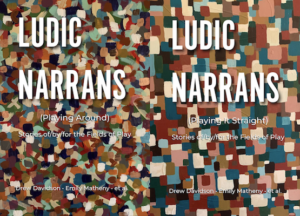 Image of the two book covers. One says "Playing it Straight" and one says "Playing Around."